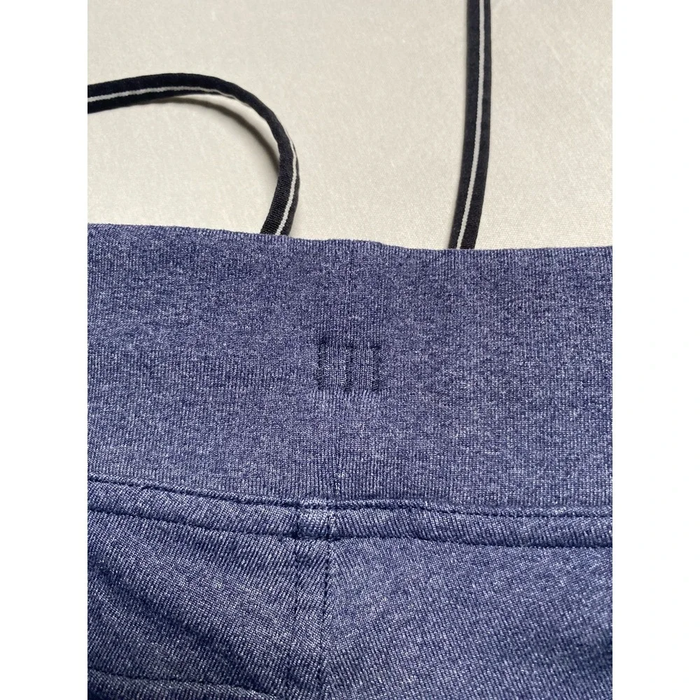 Lululemon Men Size L Heathered Blue Purple Gym Athletic Workout Shorts Pockets
